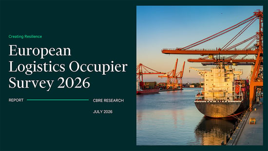 CBRE European Logistics Occupier Cover 2026 CBRE European Logistics Occupier Cover 2026